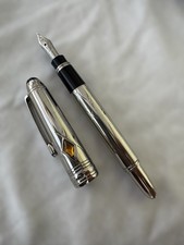 Montblanc Artisan Collection Jungle Eyes Fountain Pen Citrine Mozart Gold Nib picture