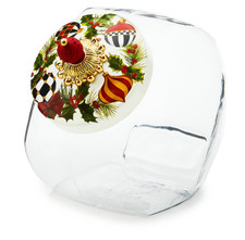 Mackenzie-Childs Cookie Jar with Deck the Halls Lid picture