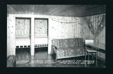 Land O'Lakes Wisconsin WI c1939 RPPC McMahon's Sky Harbor Resort, Sunrise Cabin picture