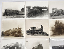 12 Vintage 8x10 Pennsylvania Railroad PRR Steam Locomotive Photos 1950s-60s picture