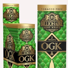 Billionaire Wraps - OGK (Only God Knows) Rolling Paper - (Box of 25 Pouches) picture
