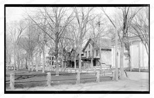 Bridgewater Massachusetts 1890 Central Square Town Hall Standard Postcard picture