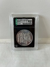 STAR WARS WAROK COIN POTF AFA 85+ JUST GRADED KENNER VINTAGE 1985 ROTJ EWOK LEIA picture