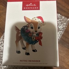 Hallmark 2022 Retro Reindeer Limited Edition Mint in Mint Box SIGNED picture