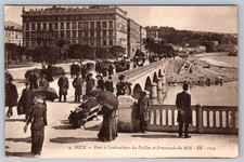 c1910s Nice France Pont Paillon Promenade Midi Bloc Freres Postcard picture