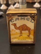 1930 to 50s  Jemco Hold-A-Pak Art  Holder  with camel Pack from ww11 era  picture