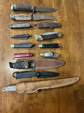 Grandpa’s Estate Workshop Junk Drawer  Knives Lot Buck Camillus Klein Shrade Etc picture
