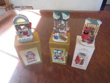 Hallmark Christmas Window Ornament Lot 2003 2005  2006 Club Exclusive picture