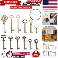 Universal 12PC Skeleton Key Set for Antique Furniture picture