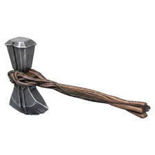 Sci-Fi Twin Headed Battle Axe Prop Replica 3D Printed Cosplay Display 35 in Haft picture