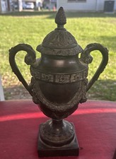 Very Rare Maitland-Smith decorative Vintage bronze-finished classical style Urn picture