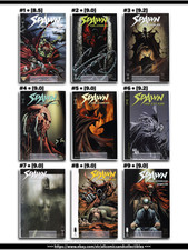 SPAWN: THE UNDEAD #'s 1-9 COMPLETE SERIES SET • [~9.0] • 1999 • Dwayne Turner picture