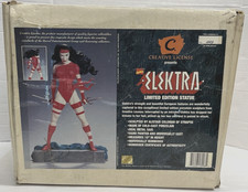 Marvel DAREDEVIL 1996 Limited Ed ELEKTRA Statue Classic Creative License NIOB picture