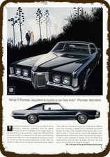 1969 PONTIAC GRAND PRIX Car Vintage-Look DECORATIVE REPLICA METAL SIGN picture