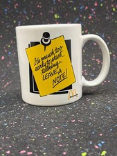 McDonald's Ceramic Coffee Mug with Yellow Note Design picture