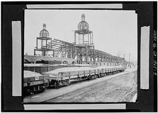 Photo:San Diego CA Santa Fe Railroad Station Construction 1914 Towers picture