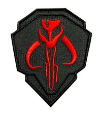Mandalorian Bounty Hunter Boba Shield Patch [Hook Fastener - SW14 picture