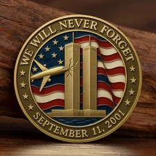 Honoring the Heroes of 9/11 We Will Never Forget September 11，2001  Coin Gifts picture