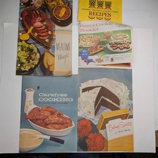 x5 Lot Vtg 1940s 1950s Recipe Booklets Carnation Pet Milk Pillsbury Pineapple picture