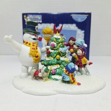 Department 56 Frosty the Snowman Lighting the Tree 2004 Figurine Box Retired picture