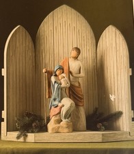 Willow Tree The Christmas Story Sanctuary Nativity Mary Joseph Baby Jesus picture
