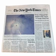 The New York Times Newspaper February 3 2026 Complete Unread Print Paper NYT picture