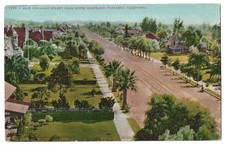 Pasadena California c1907 East Colorado St., residence, view from Hotel Maryland picture