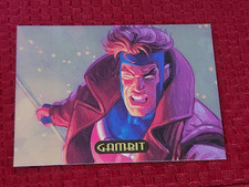 1994 Fleer Marvel Masterpieces Hildebrandt Brothers #5 Gambit PowerBlast picture