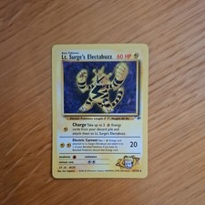 Lt. Surge's Electabuzz 27/132 Gym Heroes Pokémon TCG WOTC Vintage - LP picture