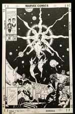 X-Men Classic #68 by Mike Mignola 11x17 FRAMED Original Art Poster Marvel Comics picture