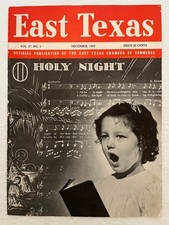 East Texas Chamber of Commerce Magazine December 1952 Christmas Season picture