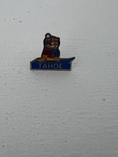Vintage 1978 Garfield Tahoe Pin Brooch Enamel Gold Tone Cat picture