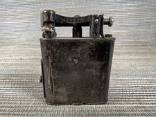 Alfred Dunhill Lift Arm Silverplate Lighter Pat no.390107 Art Deco England picture