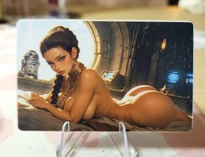 Princess Leia Plastic Waifu Trading Card Star Wars picture