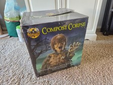 Spirit Halloween Compost Corpse Zombie Halloween Animated Animatronic with Box picture