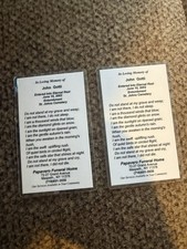 Authentic John Gotti Funeral Cards That I received Myself At His Funeral. picture