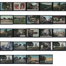 Vintage Lot of 17 Matanzas Santiago Camaguey Cuba Pre Revolution Postcards picture