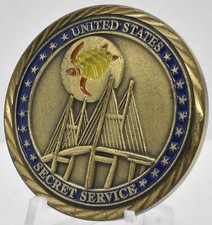Secret Service James J Rowley Training Center 1990s Version Challenge Coin picture
