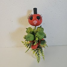 VTG 60s Anthropomorphic Veggie Head Kitchen Decor Kitschy Eyelashes Hong Kong picture