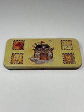 Vintage 1996 Trippies Noah’s Ark Tin Pencil Case Trinket Box W Tray Rare Q8 picture