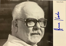 Autograph Hans Korte 2016 † actor Father Brown, Kir Royal, Bellheim XYZ picture
