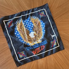 Easyriders Motorcycle Classic Eagle Bandana Handkerchief Vintage 1990s picture