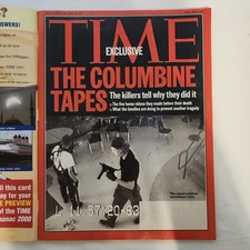 TIME Magazine The Columbine Tapes Issue December 20 1999 Vintage EUC Rare 90s picture