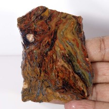 Pietersite Rough, Slab, Cabbing Rough, Lapidary, Gemstone, Red, Golen,#U204 picture