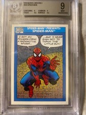 1990 Marvel Universe #149 Spider-Man BGS 9 Mint picture