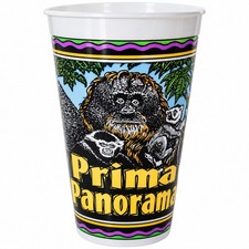 Vintage Denver Zoo Primate Panorama Pepsi Souvenir Cup 1990s Gorilla Monkey picture