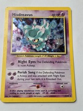 Pokémon TCG Misdreavus Neo Revelation Holo Card 11/64 picture