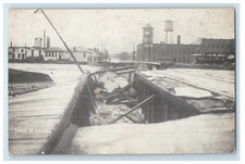 c1910's Flood Town Street Bridge Columbus Ohio OH Unposted Antique Postcard picture