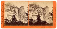 YOSEMITE STEREOVIEW - North Dome & Royal Arches - CE Watkins 1870s picture