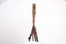 Ray Williams Carved Totem Pole Horse Whip Quirt Northwest Coast Native American picture